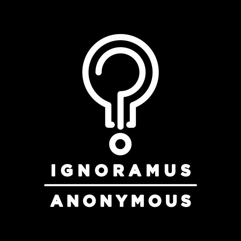 Logo for ﻿Ignoramus Anonymous﻿ (2013-2014), by Malcolm Whittaker.